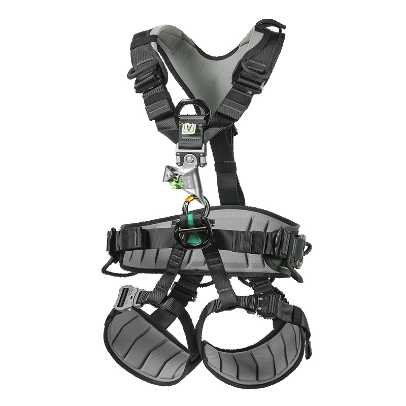 XINDA HH9587 A5 PRO เข็มขัดนิรภัยเต็มตัวแบบ 5 จุด พร้อมตัวไต่เชือกหน้าอกแบบถอดได้